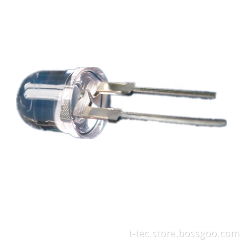 Special Wavelength Infrared LED Supplier: Water Clear Lens 8mm Round for 4000nm to 4500nm